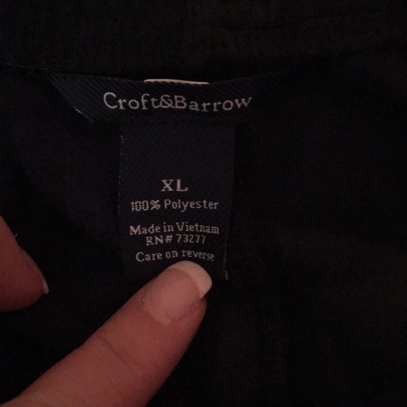 Croft & Barrow Men’s Fleece Pajama Pants XL - Picture 5 of 7